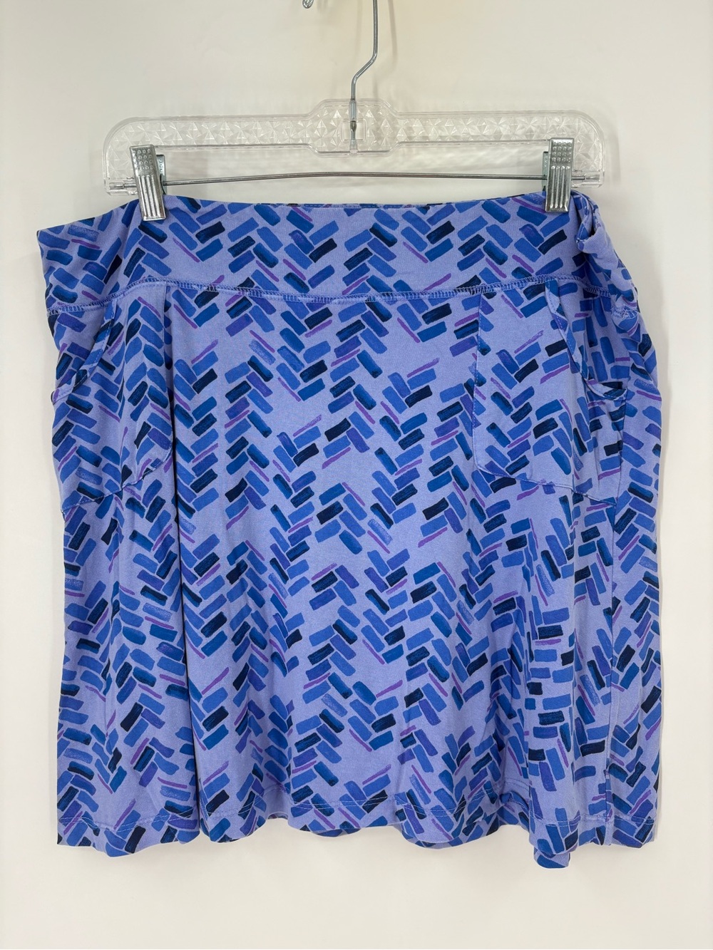 Fresh Produce  Skort Skirt Periwinkle Geometric Size XL